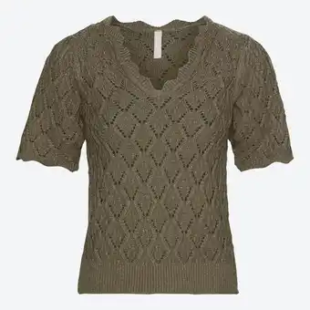NKD Damen-Ajourpullover mit Lurex Angebot