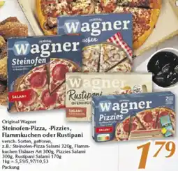 inkoop Original Wagner Steinofen-Pizza, -Pizzies, Flammkuchen oder Rustipani Angebot