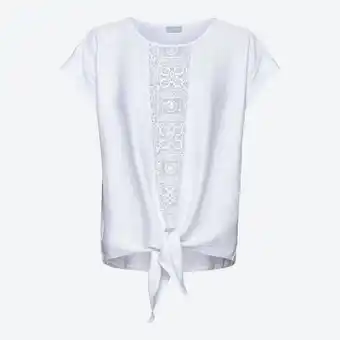 NKD Damen-T-Shirt mit Spitzenapplikation Angebot