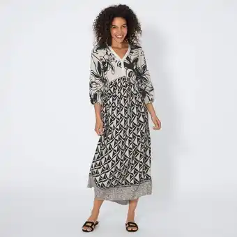 NKD Damen-Kleid mit Bordürendruck Angebot