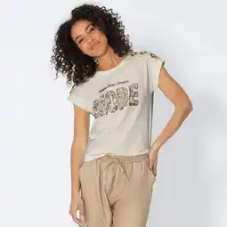 NKD Damen-T-Shirt mit Frontaufdruck Angebot