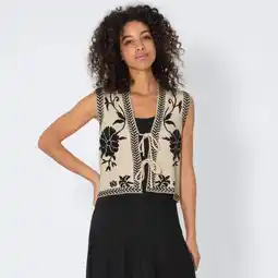 NKD Damen-Strickweste in Jacquard-Muster Angebot