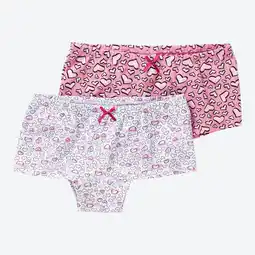 NKD Kinder-Mädchen-Slips mit Herz-Motiv, 2er-Pack Angebot