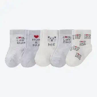 NKD Baby-Socken mit niedlichem Design, 5er-Pack Angebot