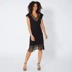NKD Damen-Kleid mit Mesh-Einsatz am Ausschnitt Angebot
