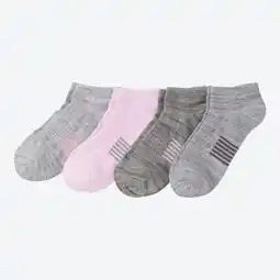 NKD Damen-Sport-Sneaker-Socken mit Dehnungszone, 4er-Pack Angebot