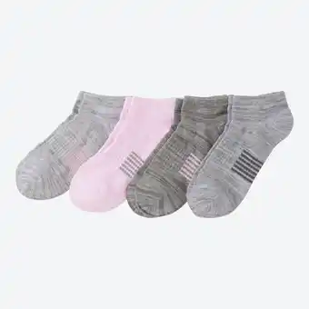 NKD Damen-Sport-Sneaker-Socken mit Dehnungszone, 4er-Pack Angebot