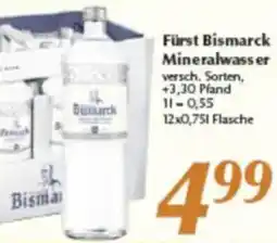 inkoop Fürst Bismarck Mineralwasser Angebot