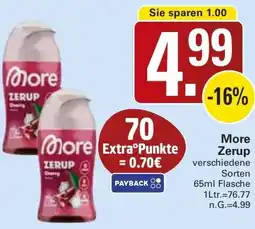 WEZ More Zerup Angebot