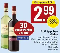 WEZ Rotkäppchen Weine Angebot