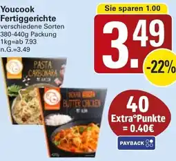 WEZ Youcook Fertiggerichte Angebot