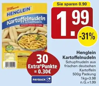 WEZ Henglein Kartoffelnudeln Angebot
