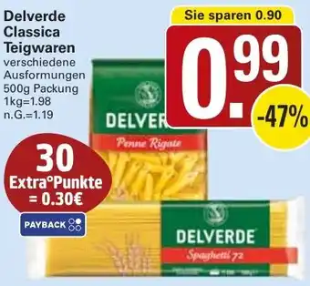 WEZ Delverde Classica Teigwaren Angebot