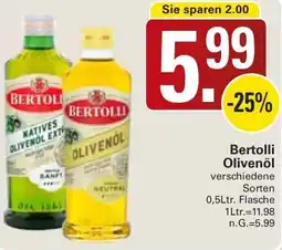 WEZ Bertolli Olivenöl Angebot