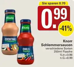 WEZ Knorr Schlemmersaucen Angebot