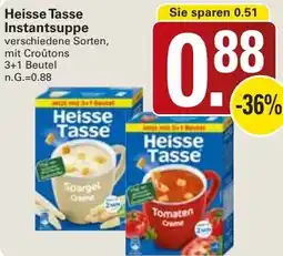 WEZ Heisse Tasse Instantsuppe Angebot