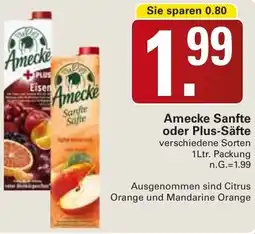 WEZ Amecke Sanfte oder Plus-Säfte Angebot