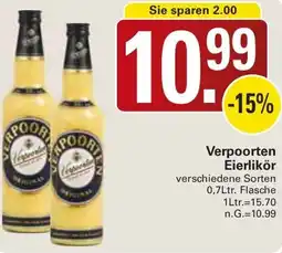 WEZ Verpoorten Eierlikör Angebot