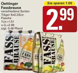 WEZ Oettinger Fassbrause Angebot