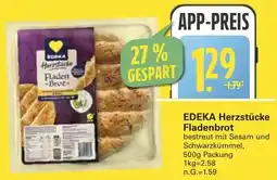 WEZ EDEKA Herzstücke Fladenbrot Angebot