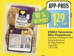 WEZ EDEKA Herzstücke Mini-Fladenbrote Angebot