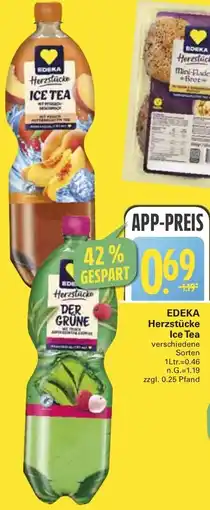 WEZ EDEKA Herzstücke Ice Tea Angebot