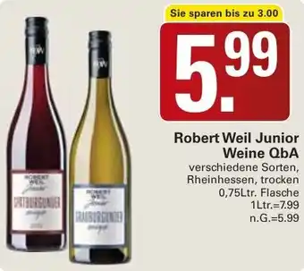 WEZ Robert Weil Junior Weine QbA Angebot