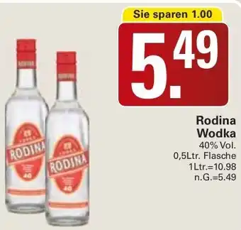 WEZ Rodina Wodka Angebot