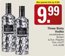 WEZ Three Sixty Vodka Angebot