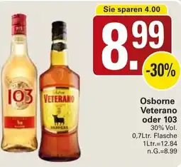 WEZ Osborne Veterano oder 103 Angebot