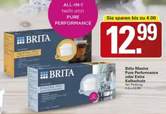 WEZ Brita Maxtra Pure Performance oder Extra Kalkschutz Angebot