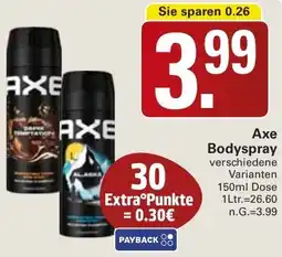 WEZ Ахе Bodyspray Angebot