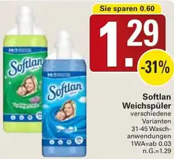 WEZ Softlan Weichspüler Angebot