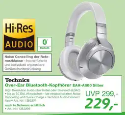 EP Technics Over-Ear Bluetooth-Kopfhörer EAH-A800 Silber Angebot