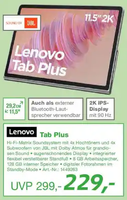 EP Lenovo Tab Plus Angebot