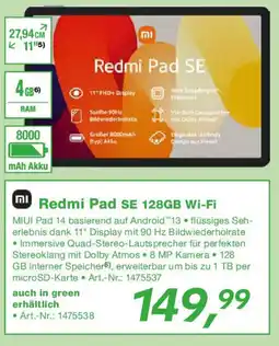 EP Redmi Pad SE 128GB Wi-Fi Angebot