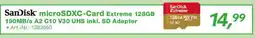 EP SanDisk microSDXC-Card Extreme 128GB Angebot