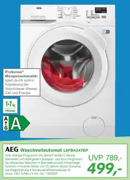 EP AEG Waschvollautomat L6FB4347EP Angebot