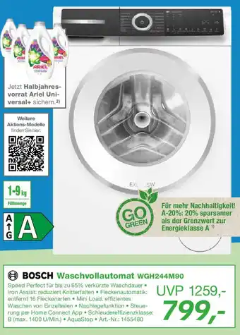 EP BOSCH Waschvollautomat WGH244M90 Angebot