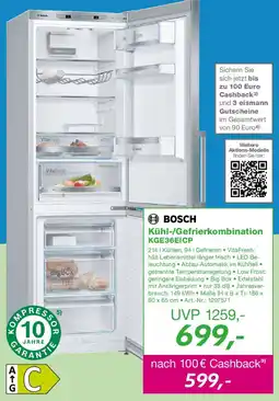 EP BOSCH Kühl-/Gefrierkombination KGE36EICP Angebot