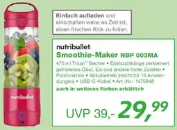 EP nutribullet Smoothie-Maker NBP 003MA Angebot