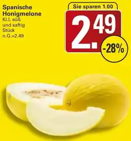 WEZ Spanische Honigmelone Angebot