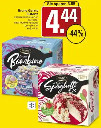 WEZ Bruno Gelato Eistorte Angebot