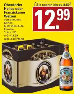 WEZ Oberdorfer Helles oder Franziskaner Weizen Angebot