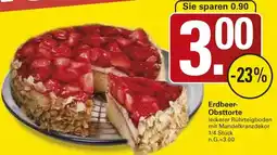 WEZ Erdbeer Obsttorte Angebot