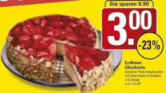 WEZ Erdbeer Obsttorte Angebot