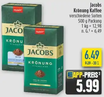 diska Jacobs Krönung Kaffee Angebot