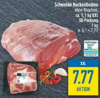 diska Schweine Nackenbraten Angebot