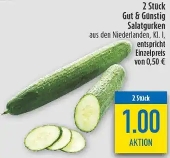 diska Gut & Günstig Salatgurken Angebot
