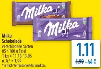 diska Milka Schokolade Angebot